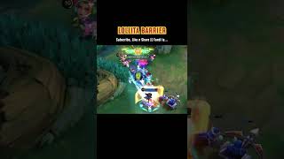 Lollita Shoutdown Marcel combo 😅 #mobilelegends #lolita #marcel #shorts