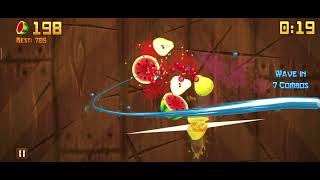 I am playing a fruit Ninja game please comment your best score