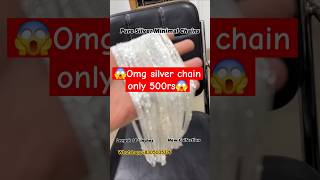 Silver Chain Designs Under 600Rs Silver Chain Design For Girls With Price