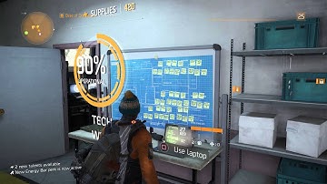 The Division - Tech Wing Upgrades: Central Heating Unlocked Gameplay Information (Paul Rhodes)