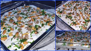 طريقة عمل الذ فتة الباذنجان مع اللبن واللحم المفروم من مقبلات رمضان الشهية - eggplant fatteh