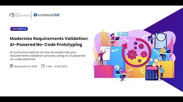 Modernize Requirements Validation: ​ AI-Powered No-Code Prototyping