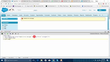 How to display page message in visual force pages in salesforce-by Ramu Kammaripalle