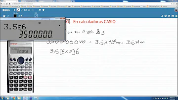 Como usar o exp da calculadora?