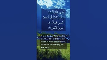 تبارك الذي بيده الملك ✨️حالات واتس اب قرآن كريم