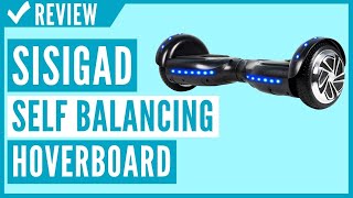 SISIGAD Hoverboard,6.5 Hoverboard with Bluetooth and Lights Two-Wheel Self Balancing Hoverboard