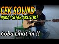 CECK SOUND Pakai Alat Seadanya | CTR Musik