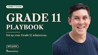 How to Use Grade 11 to Prepare for University Applications