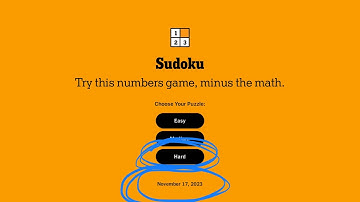 NYT Sudoku Hard Solution for 11/17/23