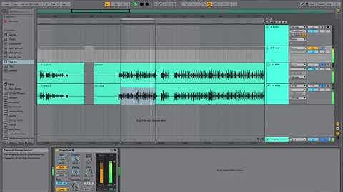 Ableton Live10 - Drum Buss - features with real drums.