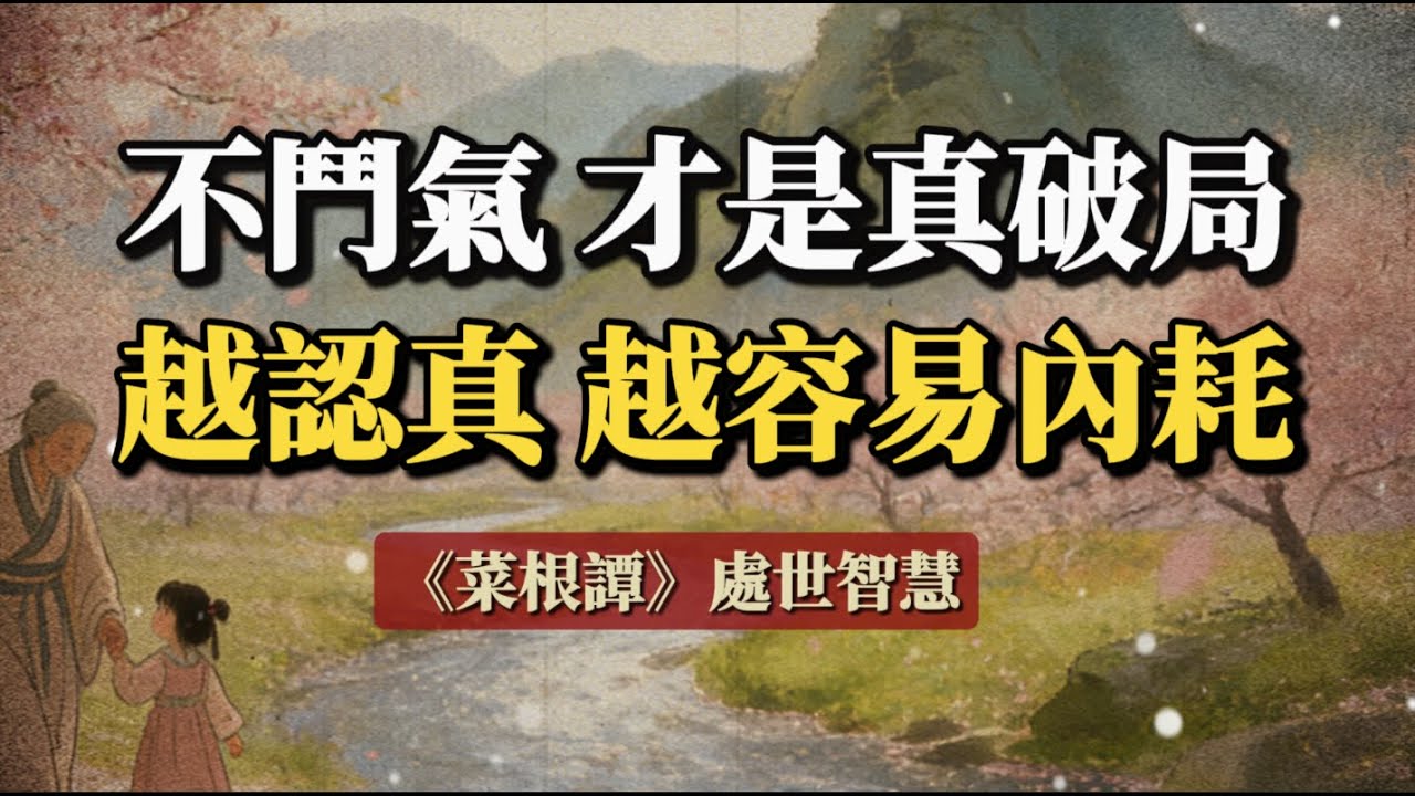 不斗气的人，才是真正清醒破局