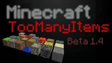 Minecraft [Beta 1.8.1/1.9pre]: TooManyItems (Mod) [Installation & Tutorial] | SimplyLook