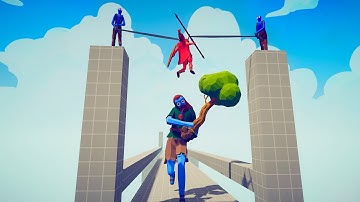 TREE GIANT & 2x RURAL HARPOONS vs  DIFFERENT UNITS  | TABS - Totally Accurate Battle Simulator