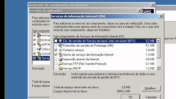 Windows Server 2003 - Instalação do Internet Information Service (IIS) - PT