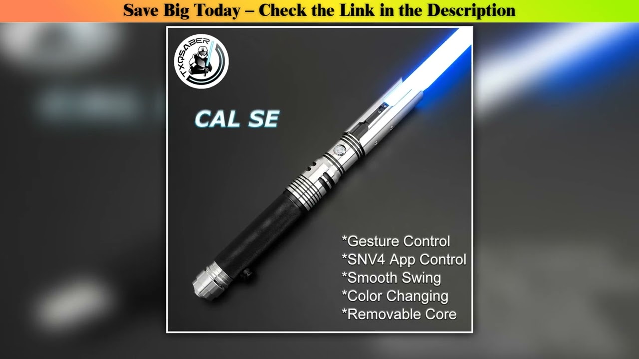 Get TXQSABER Lightsaber Neo Pixel SNV4 Pro Smooth Swing Metal Handle Force Blaster Laser Sword May•