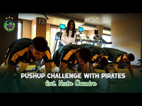Pushup challenge with Pirates feat. Neetu Chandra