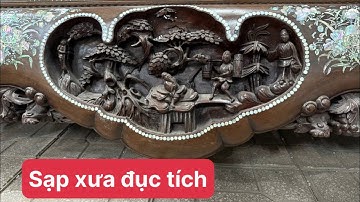 Giới thiệu đồ gỗ xưa cũ sưu tầm sạp xưa giá rẽ, tủ thờ xưa tranh thờ cẩn ốc, lư đồng, đồ xưa Mekong