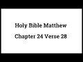 Holy Bible Matthew 24 28 Holy Bible Matthew 24 28