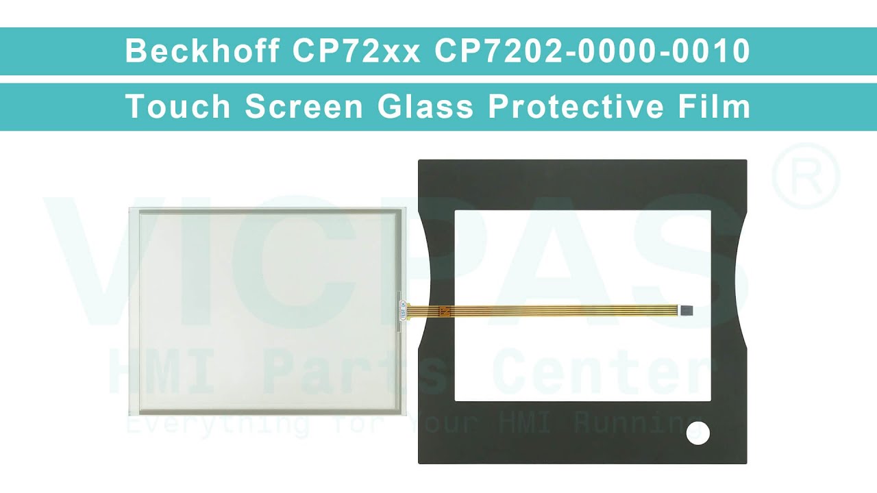 Beckhoff CP72xx CP7202-0000-0010 Touch Digitizer Front Overlay Replacement