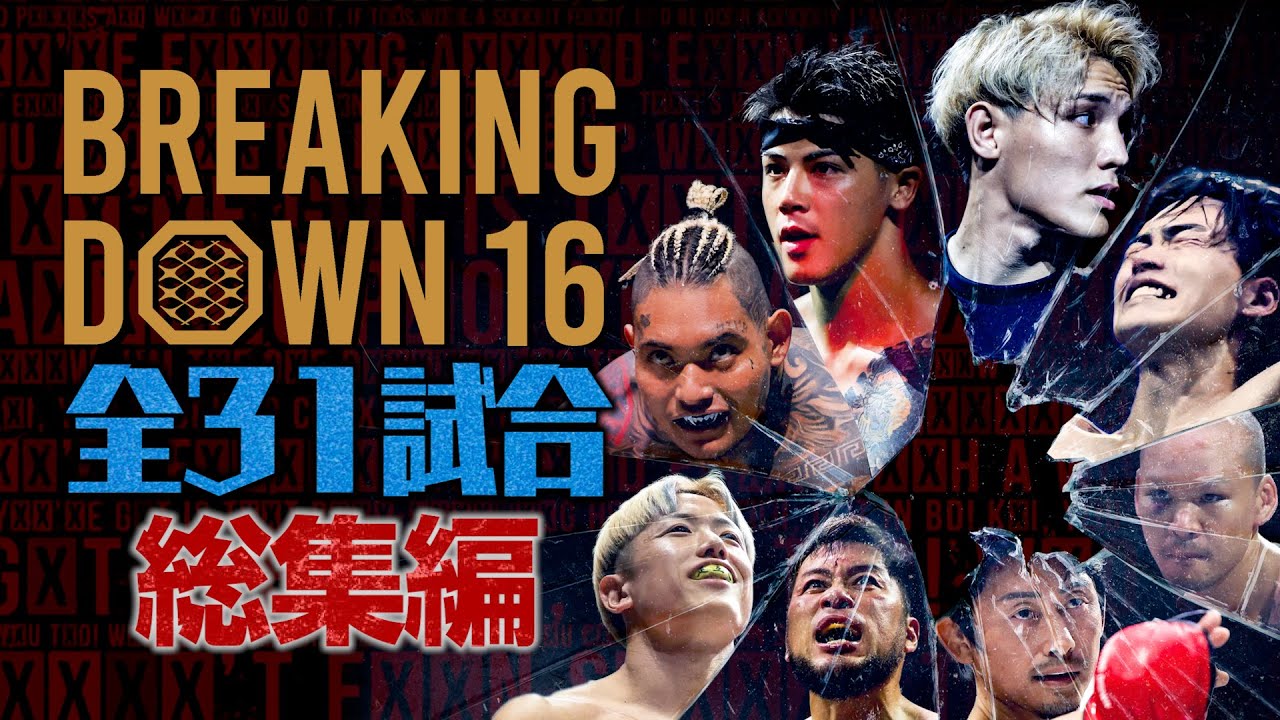 ブレイキングダウン16 全31試合 総集編【試合解説つき】
