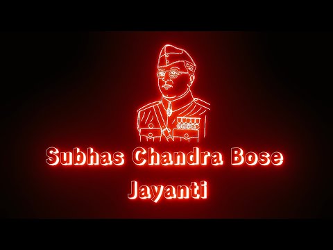 23rd January Status 2022 | Netaji Subhash Chandra Bose Jayanti 4k Full Screen | Black Screen Status