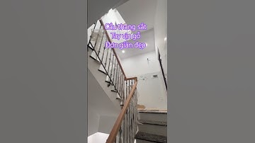 #cauthangsattayvingodongiandep   Cầu thang sắt đơn giản đẹp  #cauthangsat