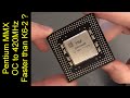 Pentium MMX (Tillamook core) overclocked to 420MHz. Faster than K6-2 ?