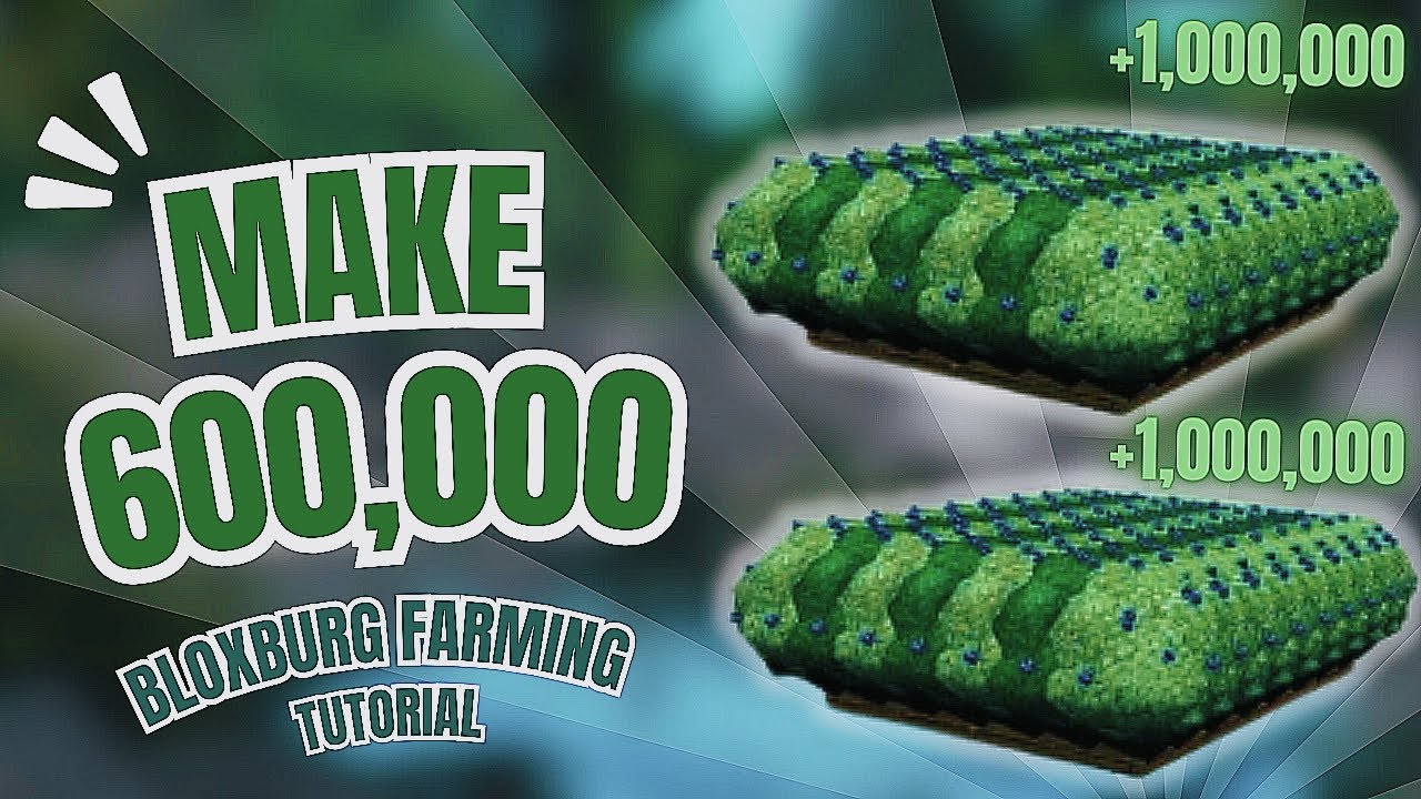 NEW +600k/day BERRY Bush Farm In ROBLOX BLOXBURG Tutorial Hack! + VOICE