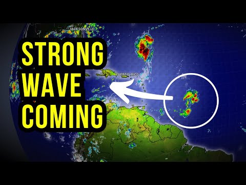 Strong Tropical Wave Coming In...