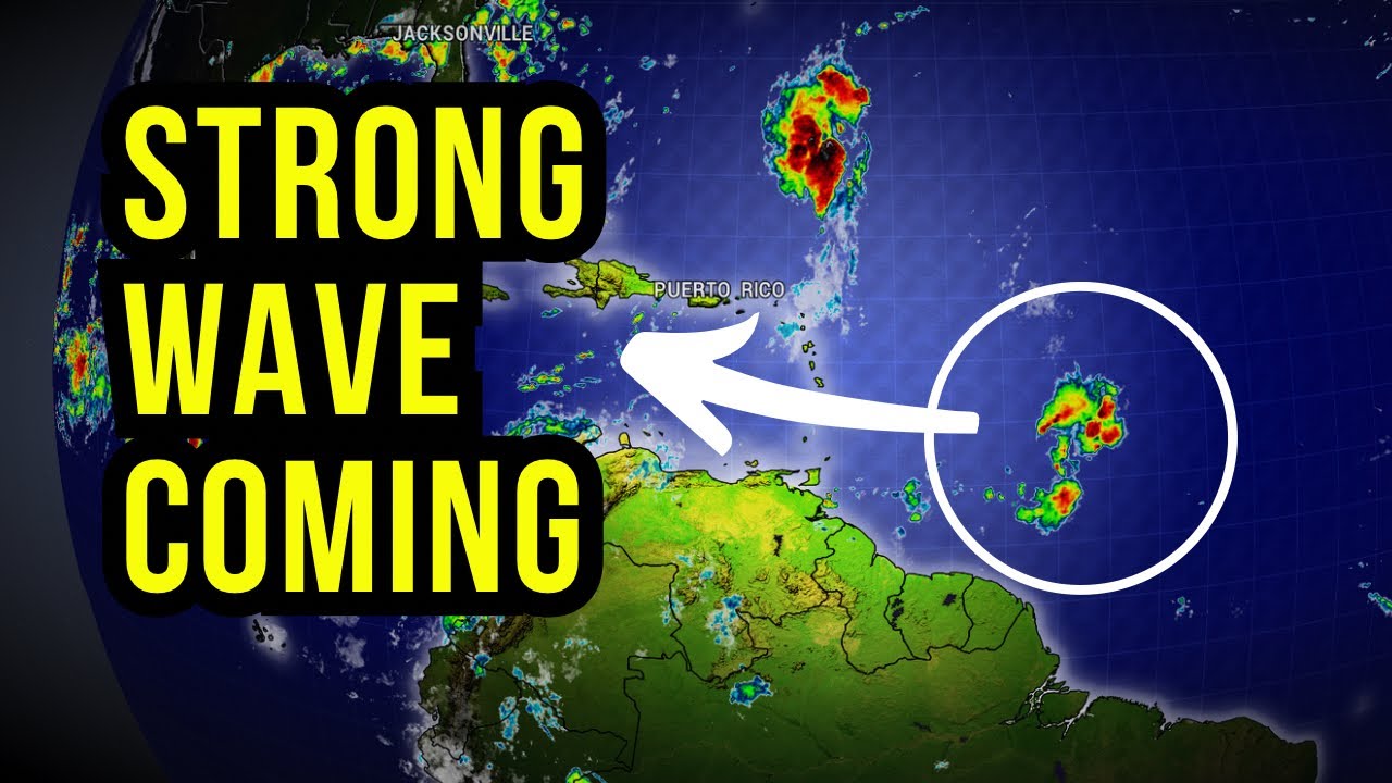 Strong Tropical Wave Coming In...
