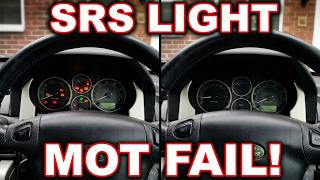 Land Rover Freelander 2005 MOT failure due to SRS (Airbag) light on. Fault finding and repair.