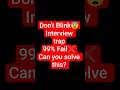 ❌ 90% Devs FAIL This JavaScript Question! #javascriptinterview #shortvideo #shorts #shortsviral