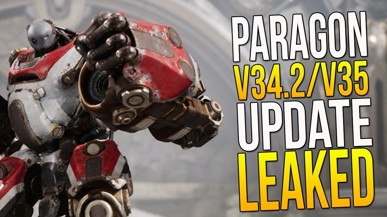 Paragon v34.2/v35 Update Leaked Content! "CHAT SYSTEM FIXED? 2 NEW SKINS, NEW EMOTES, CRUNCH SKINS"