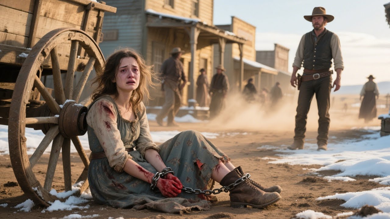 She Saved the Life of a Rancher, Five Days Later, He Found Her Chained to a Wagon in Town