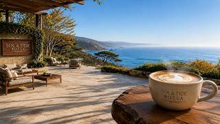 🏆 LUXURY OCEAN TERRACE ☕ Smooth Bossa Nova & Brazilian Jazz  Peaceful Autumn Morning