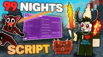 I Survived The VOLCANIC BIOME in 99 Nights in the Forest Script!