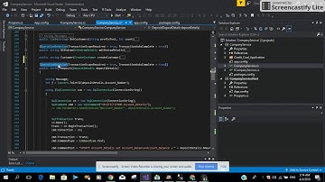 SQL Transaction with Wcf Service