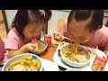 2人でおいしいラーメン食べたよ 神座 まーちゃん ほーちゃん