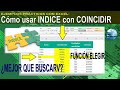 Cómo usar INDICE con COINCIDIR| Ejemplos Prácticos con Excel