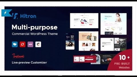 Hitron - Creative Multipurpose WordPress Theme | Themeforest Templates