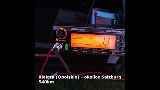 Propagacja, łączność z okolicą Salzburg 540km CB SSB PL-DE