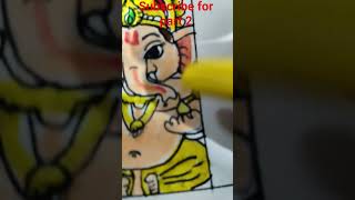 #ganesh  ji drawing # cute drawing # god drawing #