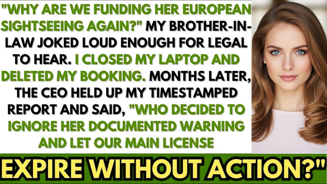 Brother-In-Law Cancel My 'Vacation', Said ＂Trips Waste Money, Time＂ — Didn’t Know COMPANY LOST $500K