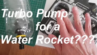 World 1st Turbo Pump for Water Rockets - Generator conversion hack - Part 1