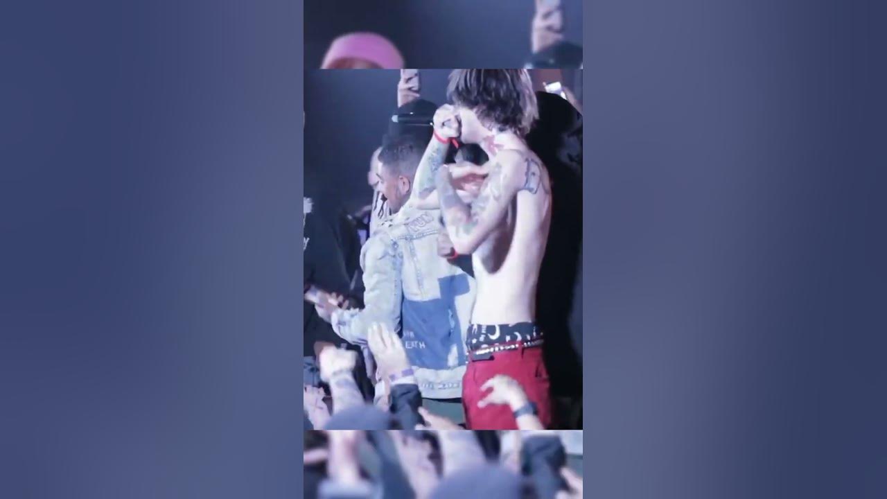 lil peep - white tee (concert) #lilpeep #lilpeeplove #concert #lilbopeep #liltracy #whitetee #peeps