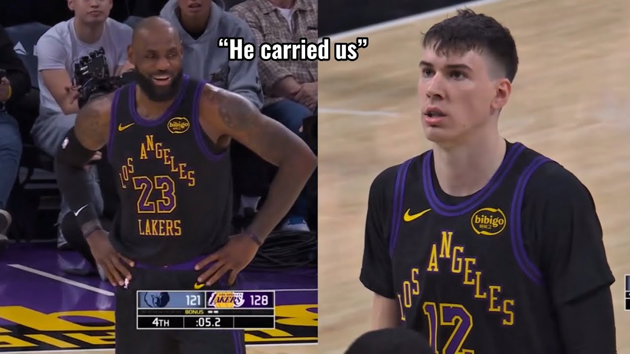 Jake LaRavia Is A 2-Way DEMON And LeBron James Loves Him 🔥