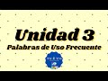 1er Grado Benchmark Adelante Unidad 3 Palabras de Uso Frecuente