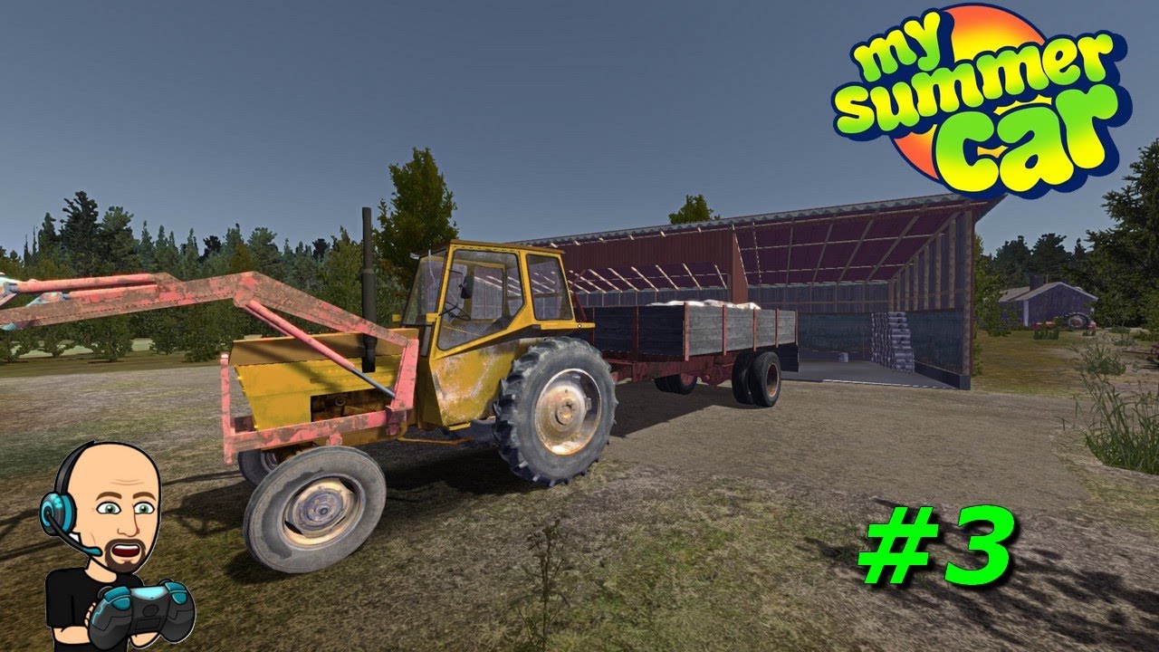 My Summer Car [FR] (saison 2) #3 / Livraison de Bois + Montage Du Train Arrière