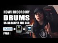 How to record my drums  tutorial tagalogfilipino