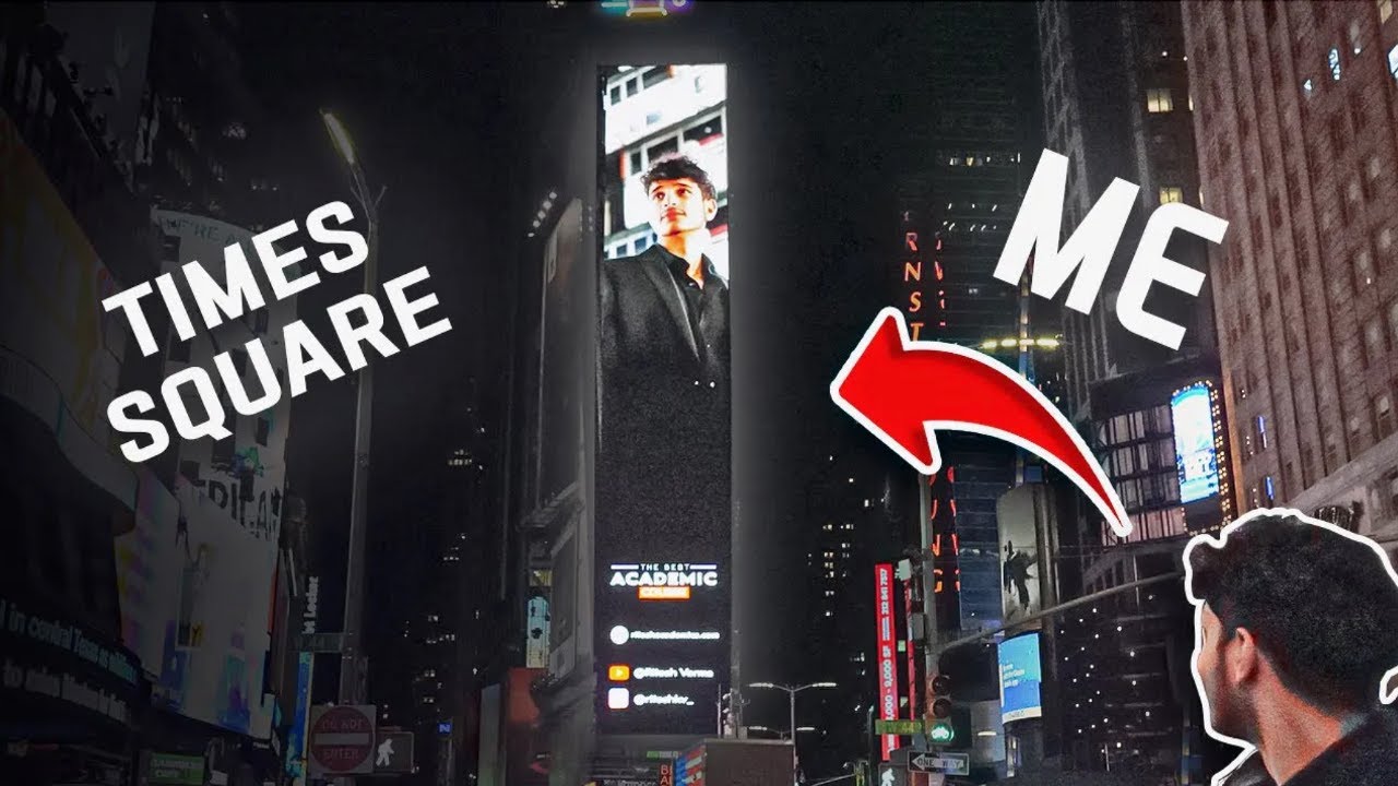 My SAT Score Got Me On A TIMES SQUARE BILLBOARD!
